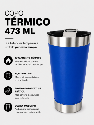 COPO TERMICO 473 ML - PERSONALIZADO